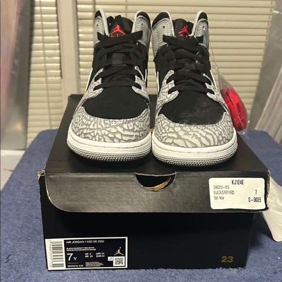 Jordan Kids Sneakers Black and Gray